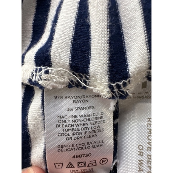 LOFT Striped Strap Sleeveless Maxi Dress - Picture 7 of 9